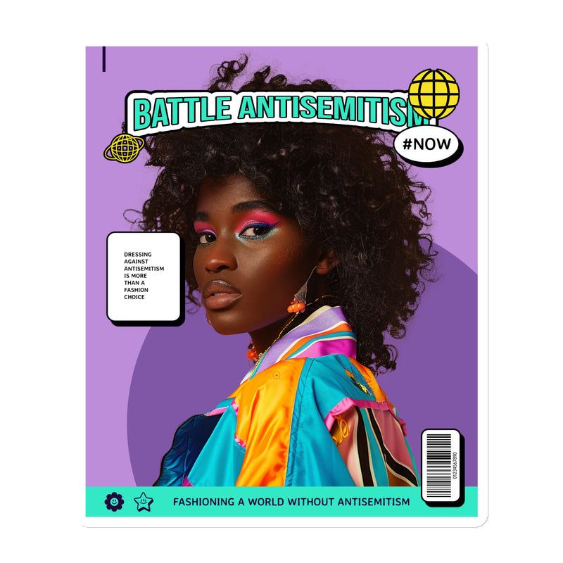 80's Fashion Trend | Battle Antisemitism | Die-Cut Magnet