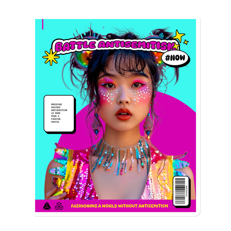80's Fashion Trend | Battle Antisemitism | Die-Cut Magnet