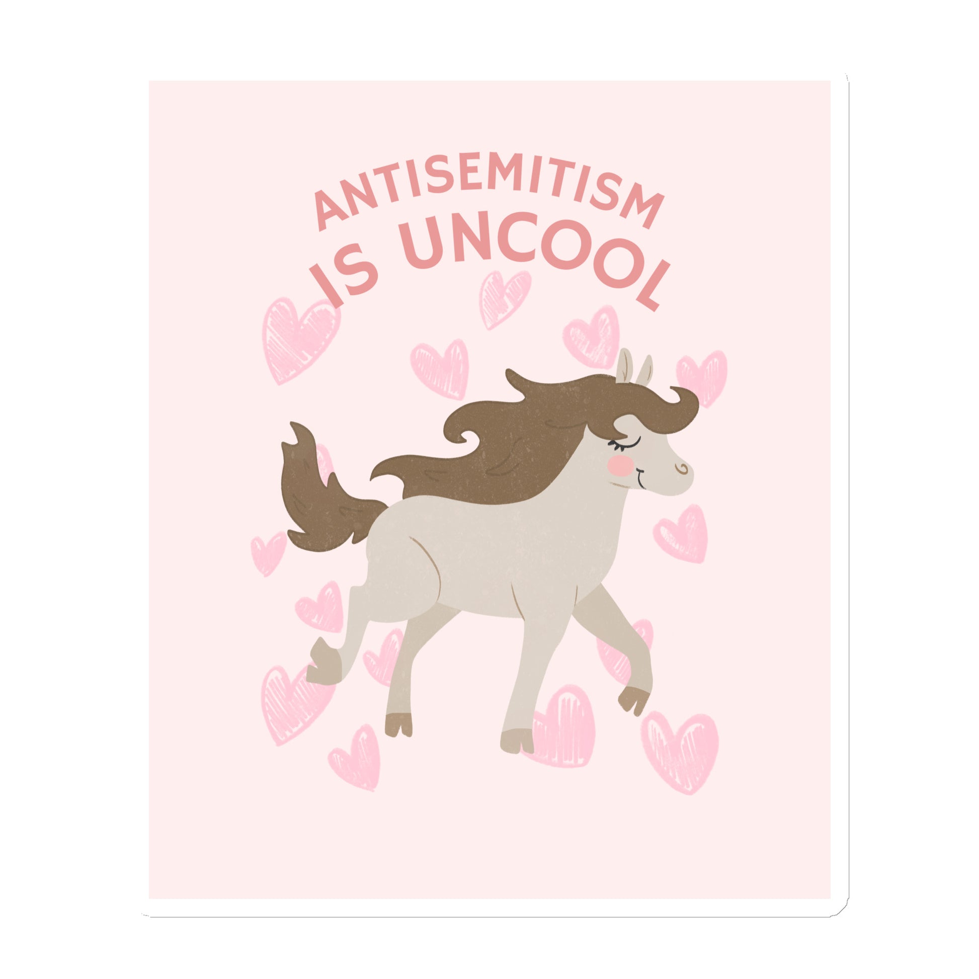 Unicorn Antisemitism Is Uncool | Die-Cut Magnet
