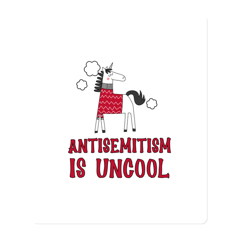 Unicorn Antisemitism Is Uncool | Die-Cut Magnet