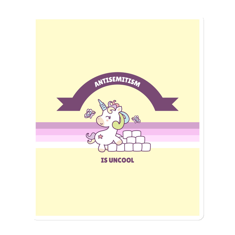 Unicorn Antisemitism Is Uncool | Die-Cut Magnet