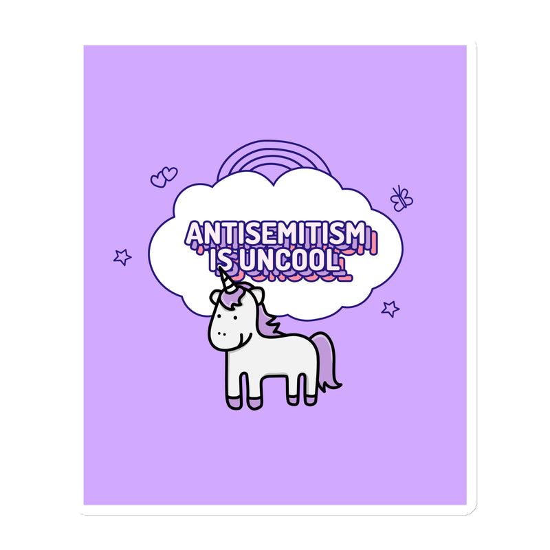 Unicorn Antisemitism Is Uncool | Die-Cut Magnet