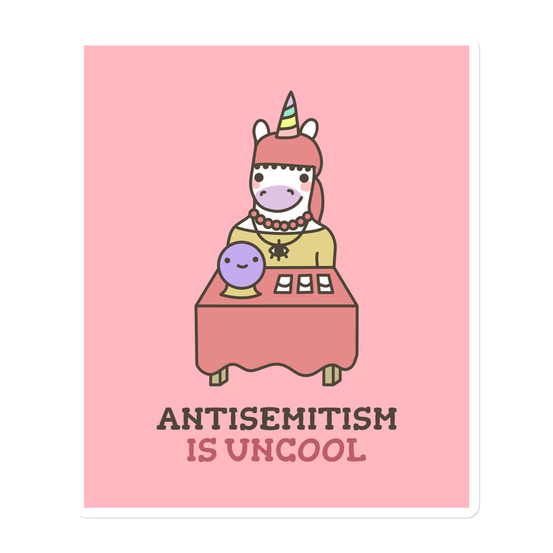 Unicorn Antisemitism Is Uncool | Die-Cut Magnet