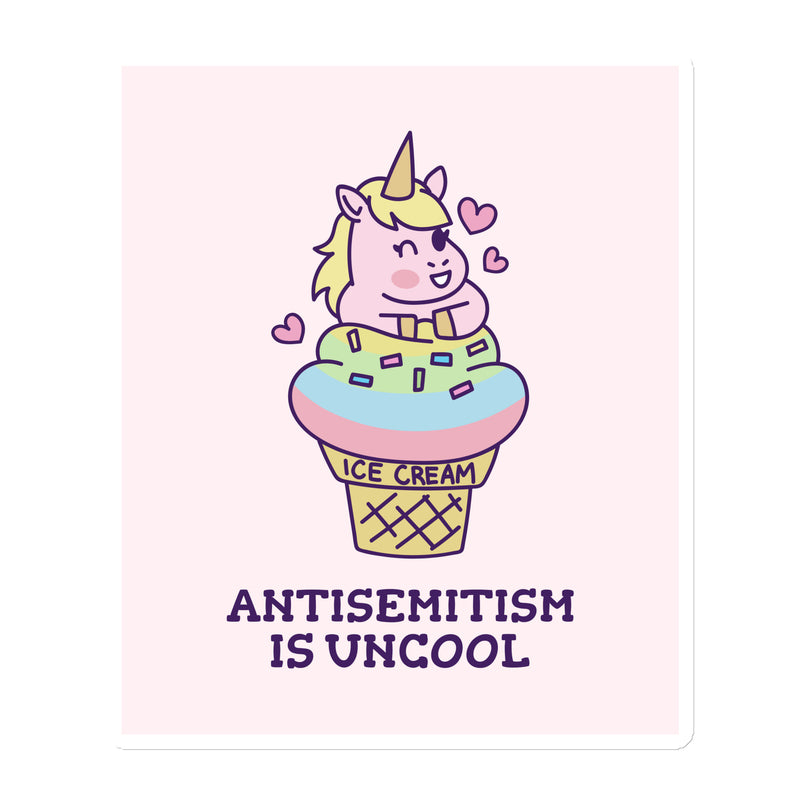 Unicorn Antisemitism Is Uncool | Die-Cut Magnet