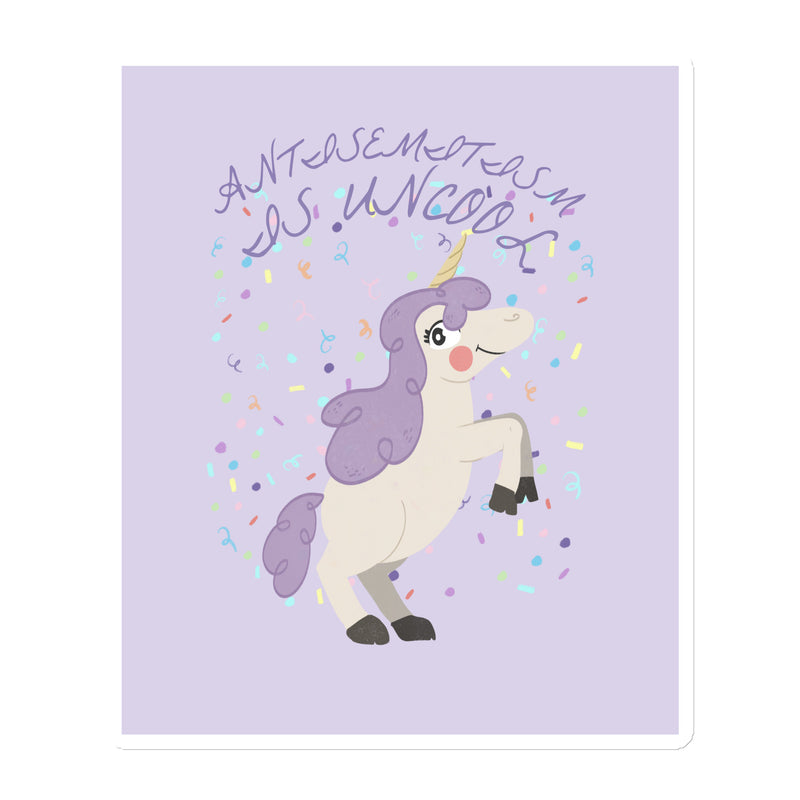 Unicorn Antisemitism Is Uncool | Die-Cut Magnet