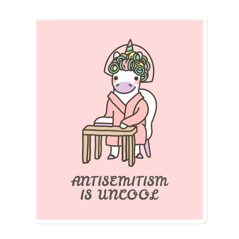 Unicorn Antisemitism Is Uncool | Die-Cut Magnet