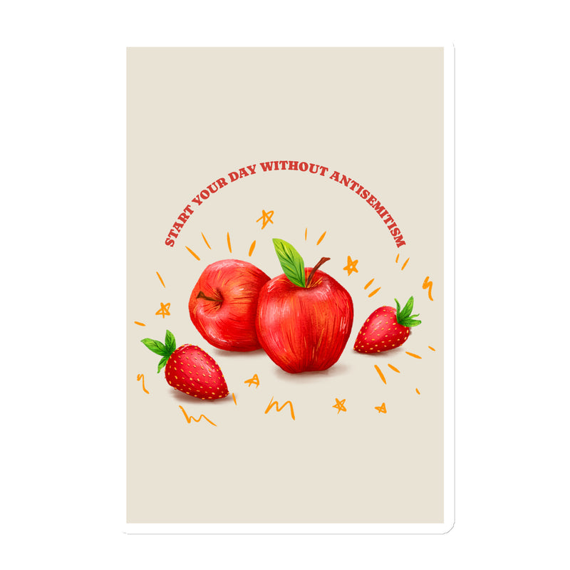 Mealtime Without Antisemitism | Die-Cut Magnet