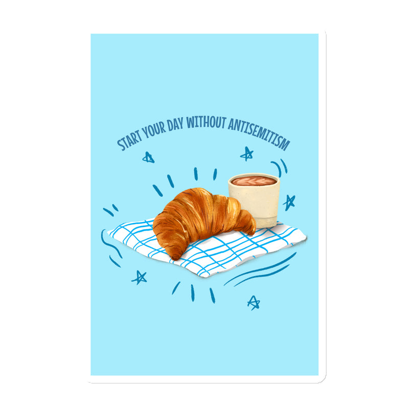 Mealtime Without Antisemitism | Die-Cut Magnet