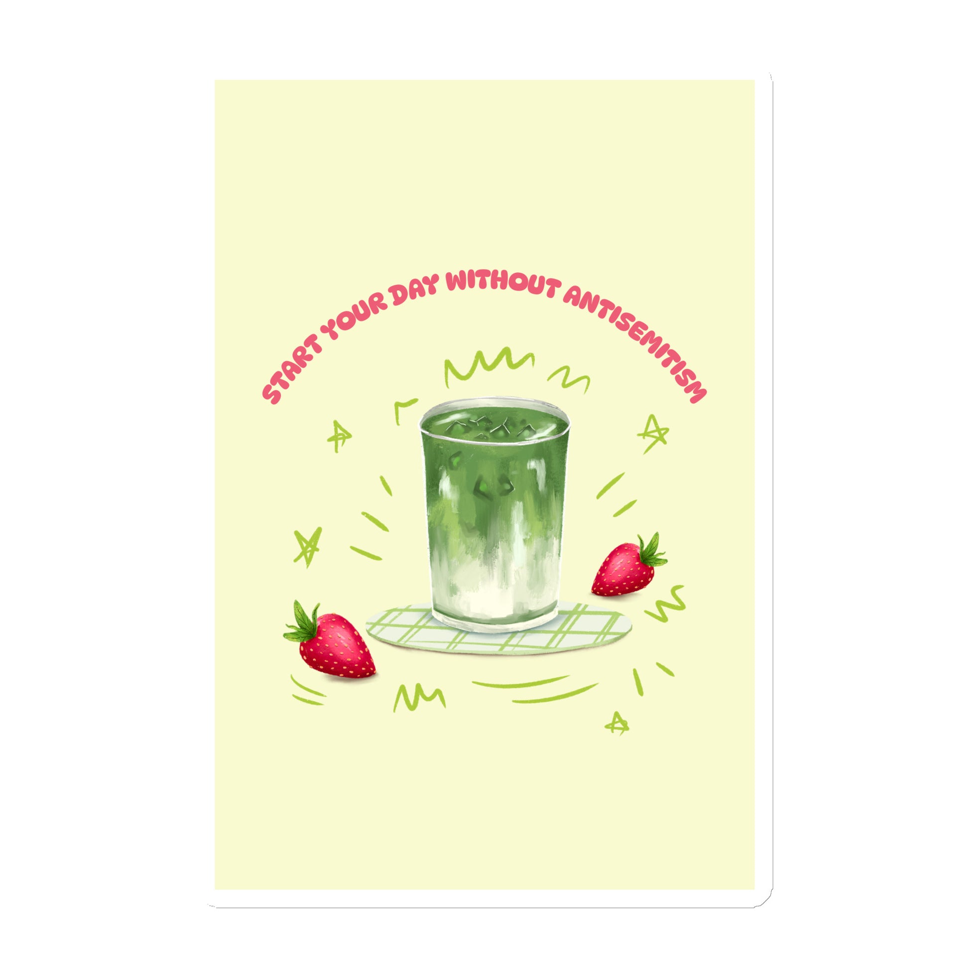 Mealtime Without Antisemitism | Die-Cut Magnet