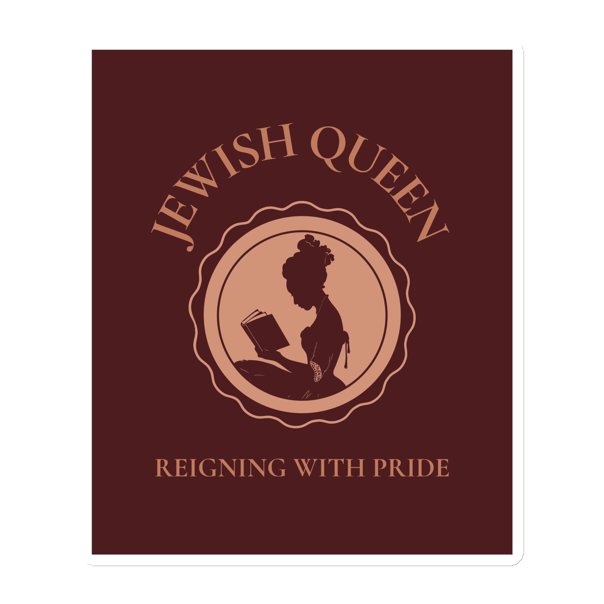 Jewish Queen | Die-Cut Magnet