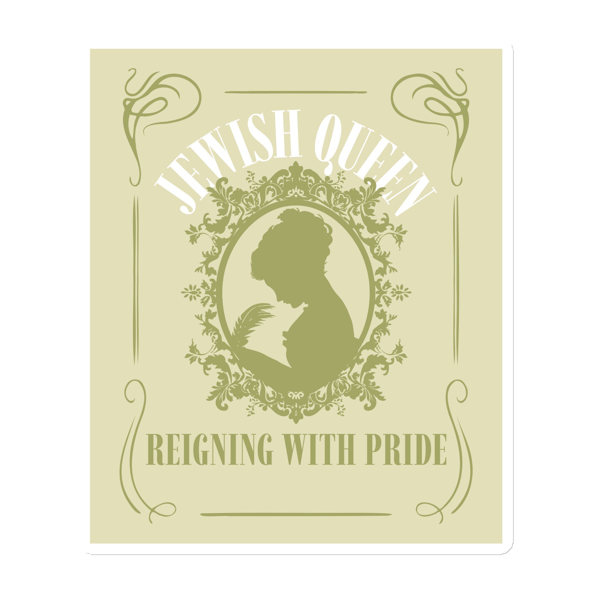 Jewish Queen | Die-Cut Magnet