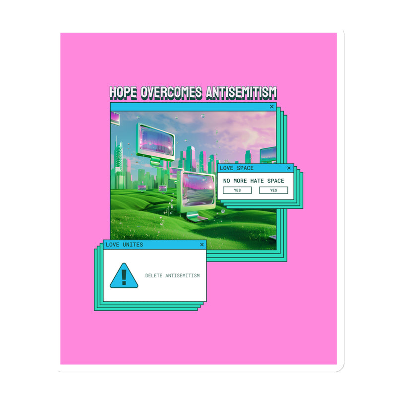 A Colorful Dream | Antisemitism | Die-Cut Magnet