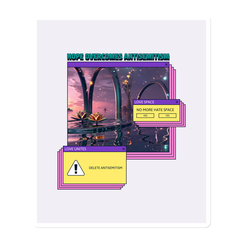 A Colorful Dream | Antisemitism | Die-Cut Magnet