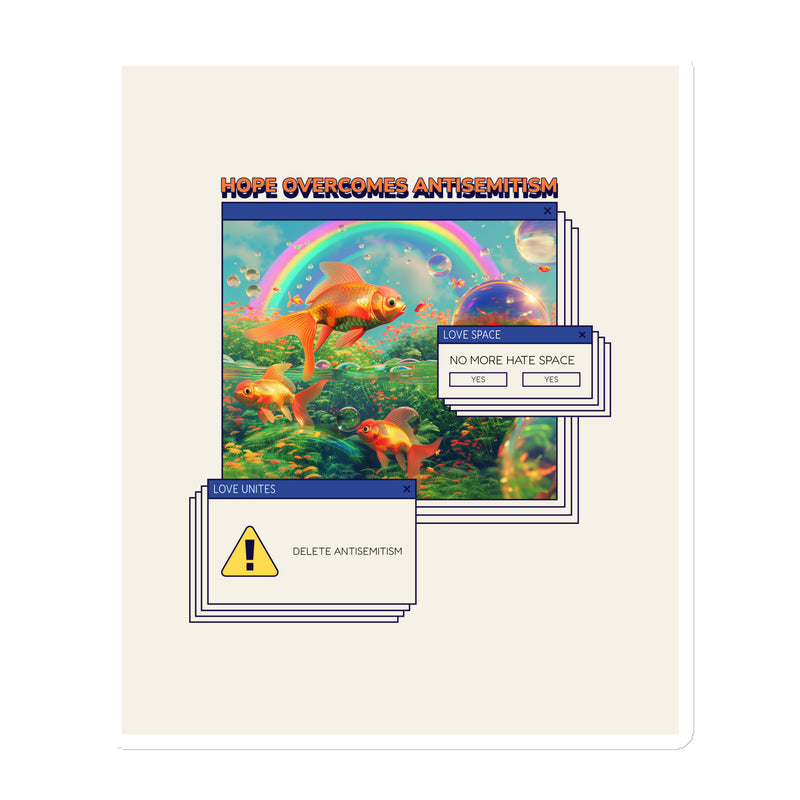 A Colorful Dream | Antisemitism | Die-Cut Magnet