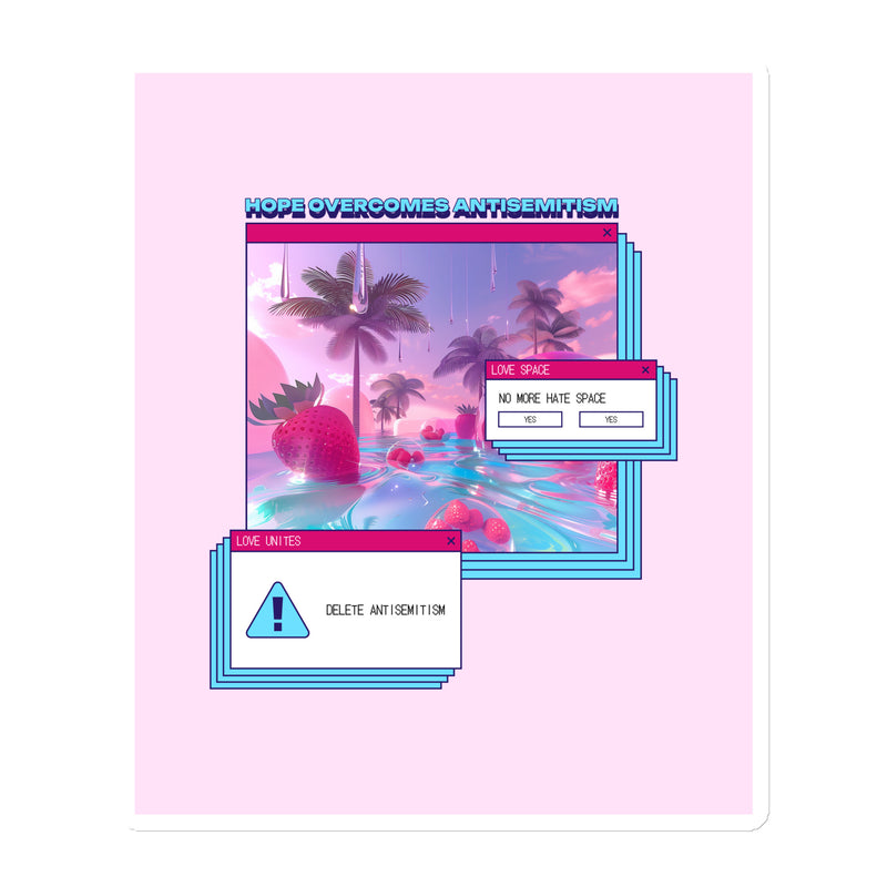 A Colorful Dream | Antisemitism | Die-Cut Magnet