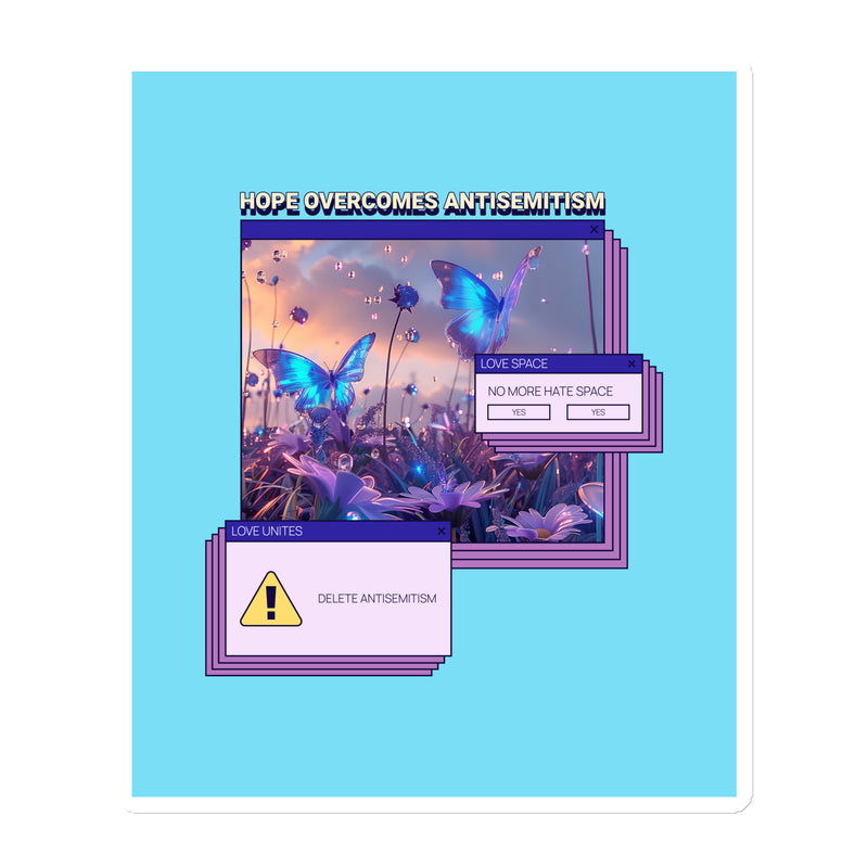 A Colorful Dream | Antisemitism | Die-Cut Magnet