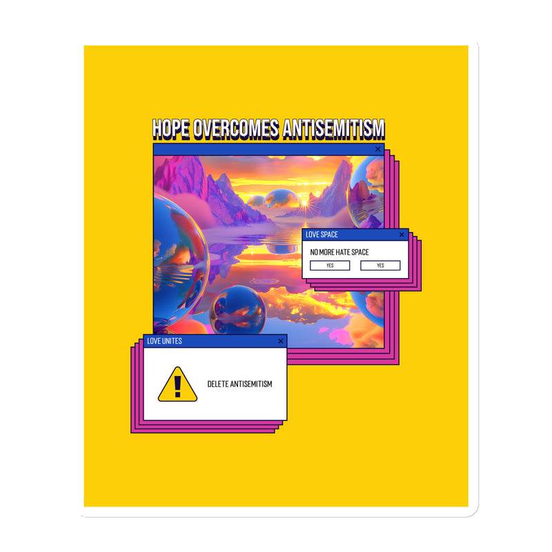 A Colorful Dream | Antisemitism | Die-Cut Magnet
