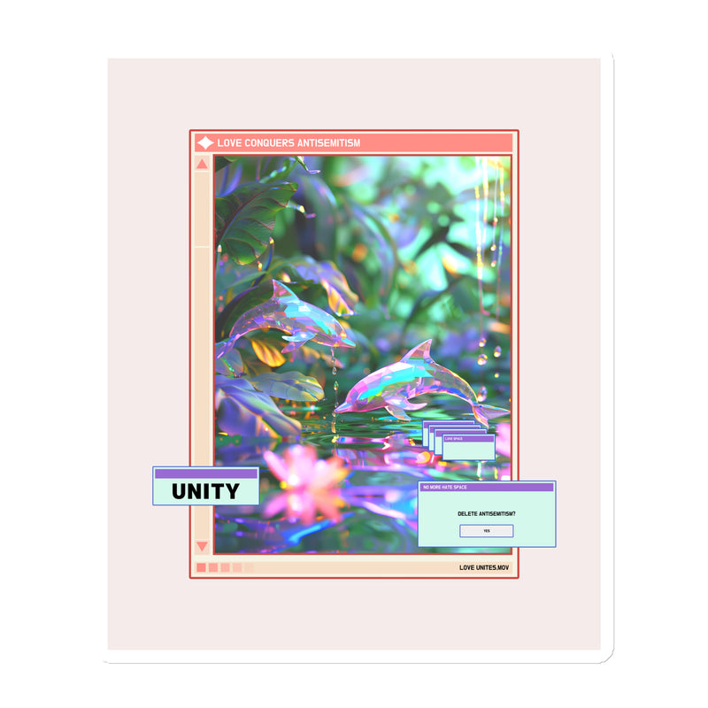 A Colorful Dream | Antisemitism | Die-Cut Magnet