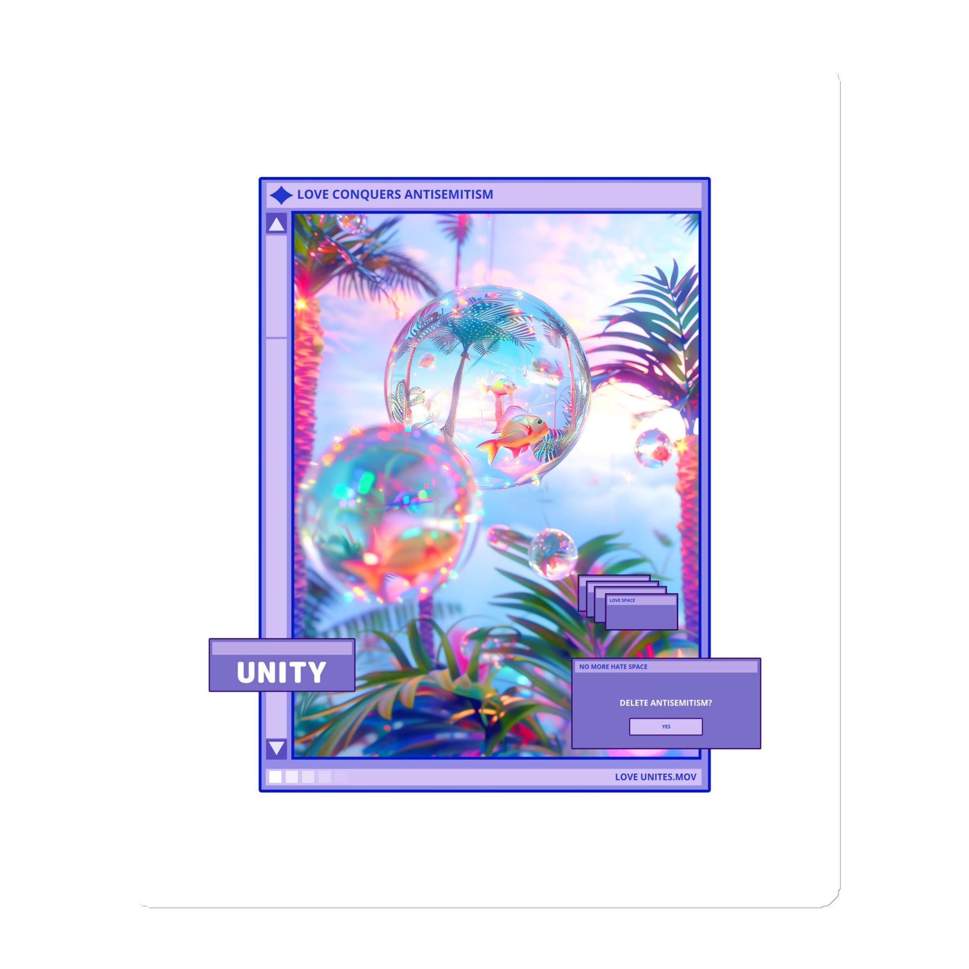 A Colorful Dream | Antisemitism | Die-Cut Magnet