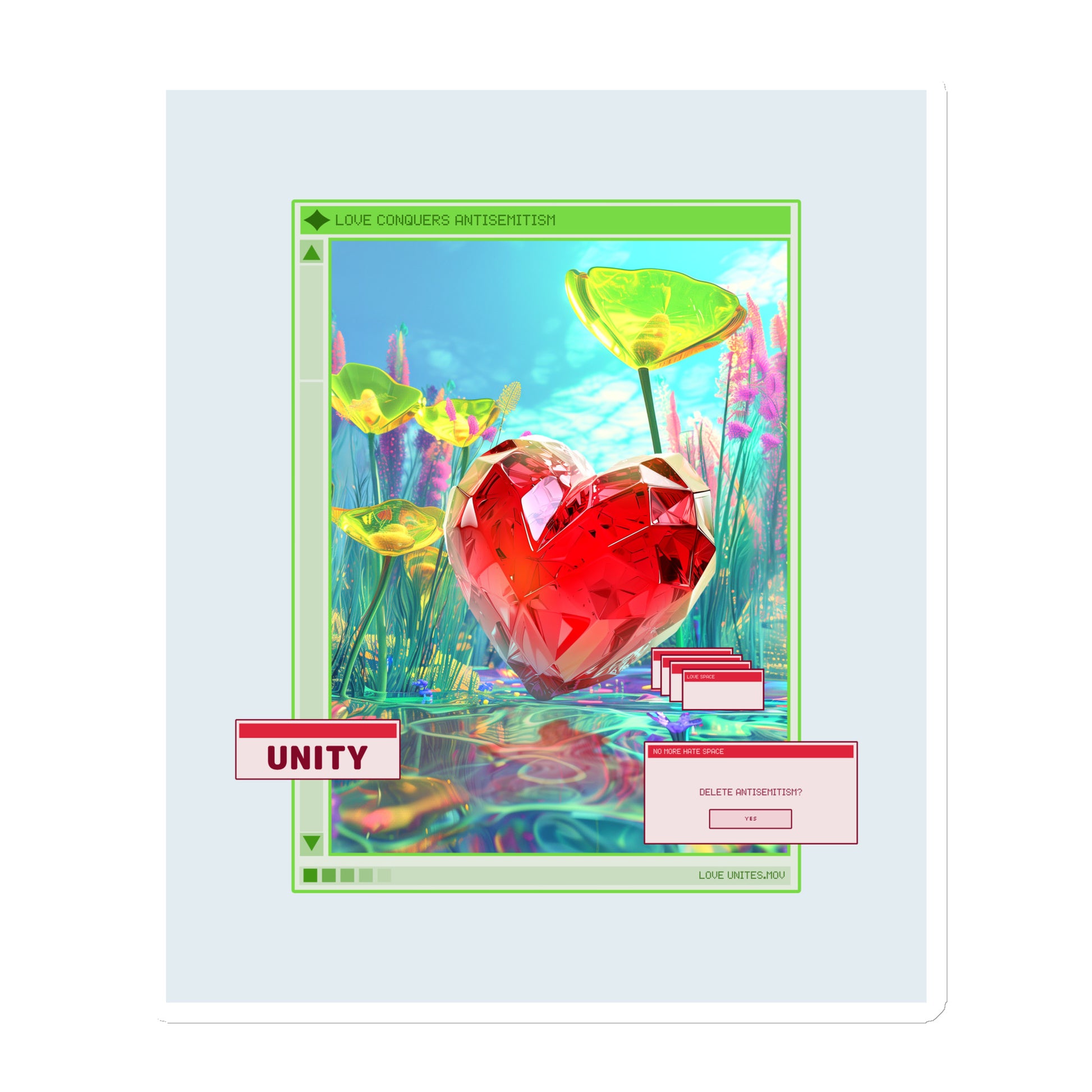 A Colorful Dream | Antisemitism | Die-Cut Magnet