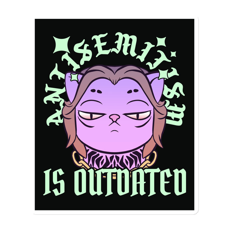 Cool Cat | Antisemitism Is Outdated | Die-Cut Magnet
