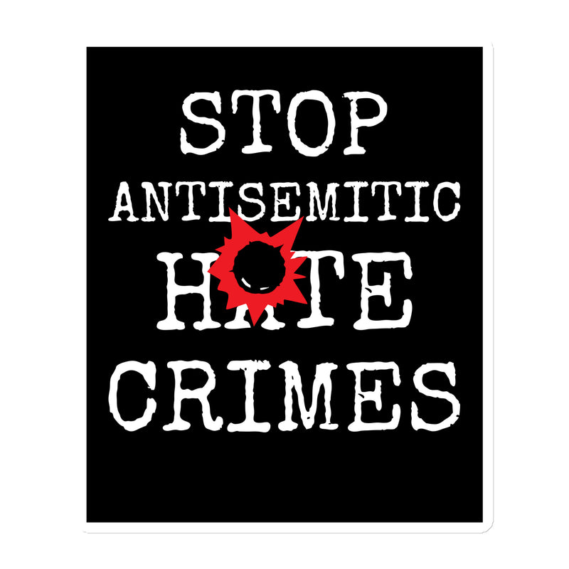 Antisemitic Hate Crimes | Die-Cut Magnet