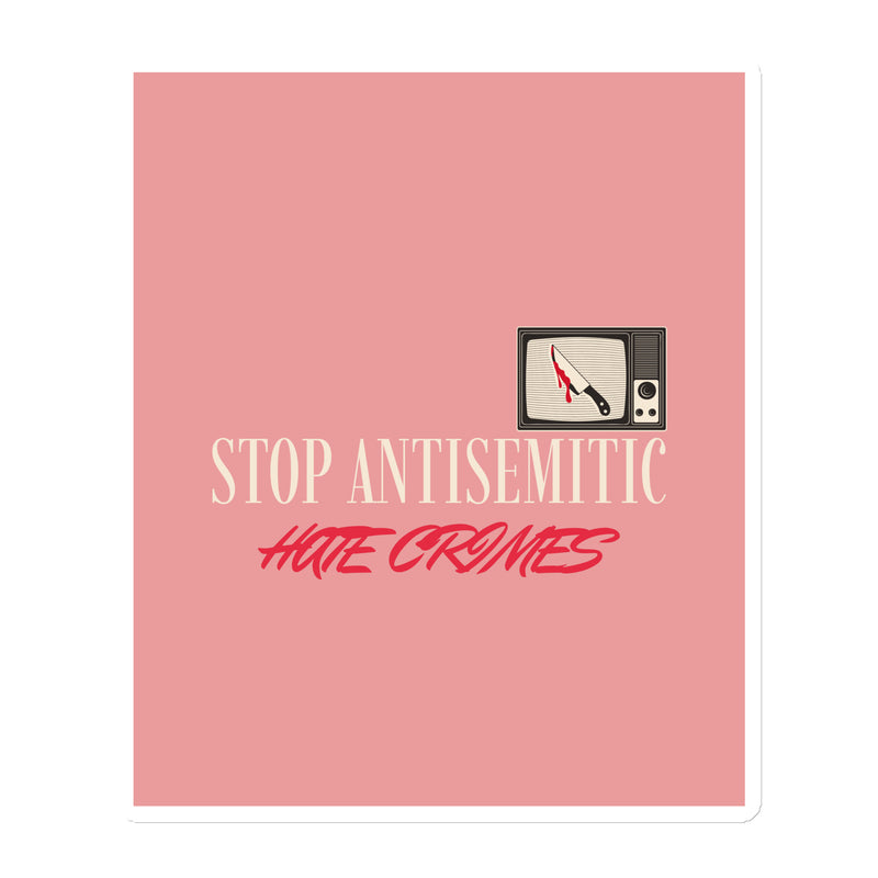Antisemitic Hate Crimes | Die-Cut Magnet