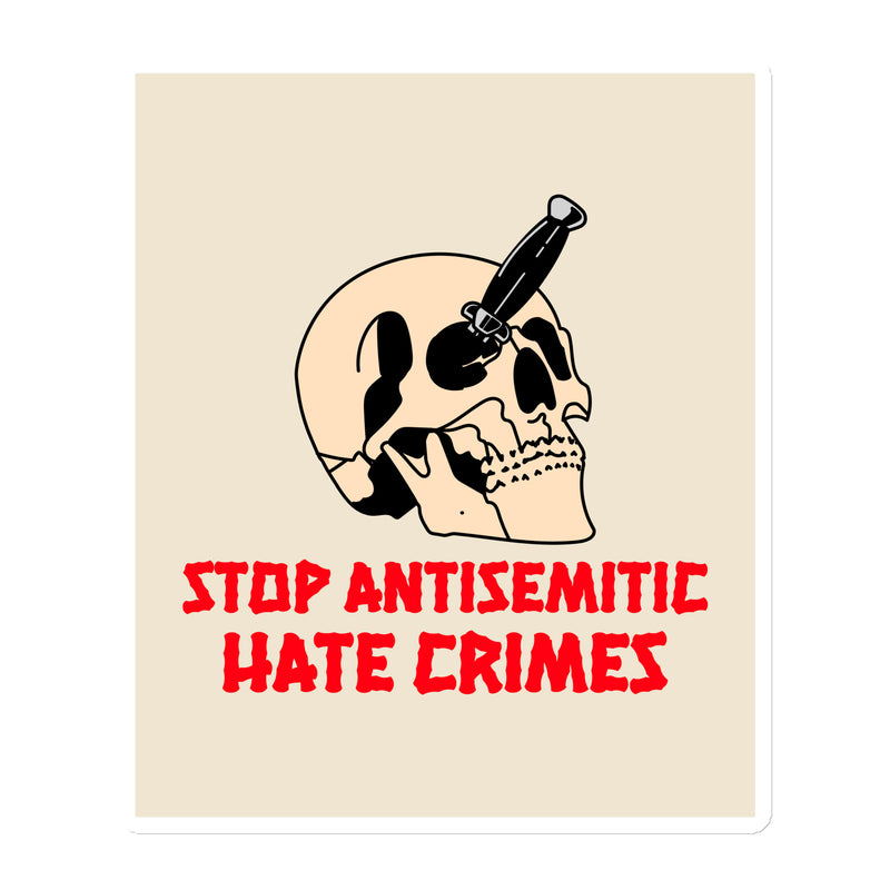Antisemitic Hate Crimes | Die-Cut Magnet