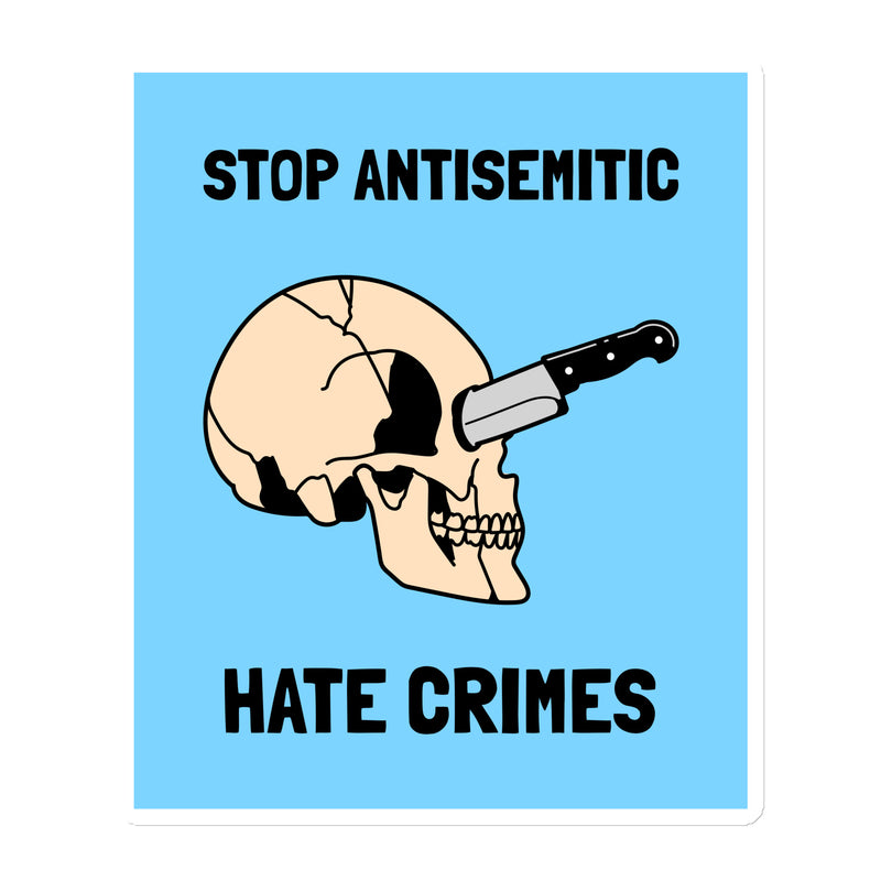 Antisemitic Hate Crimes | Die-Cut Magnet
