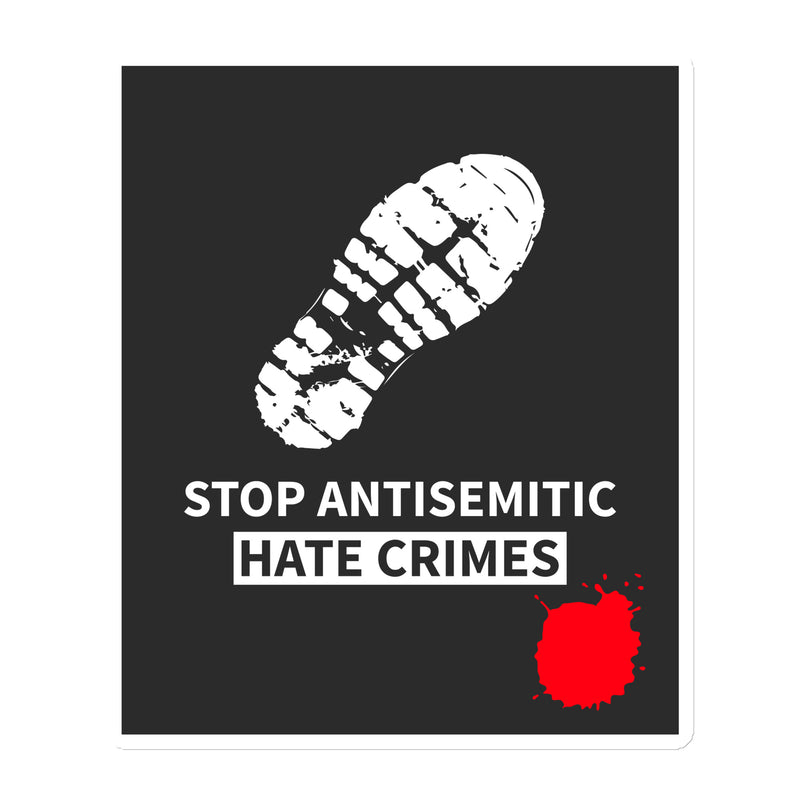 Antisemitic Hate Crimes | Die-Cut Magnet