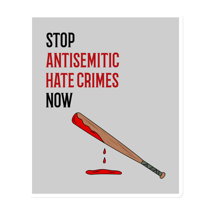 Antisemitic Hate Crimes | Die-Cut Magnet