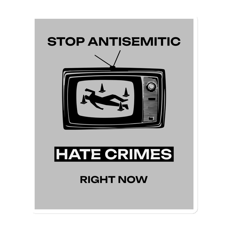 Antisemitic Hate Crimes | Die-Cut Magnet