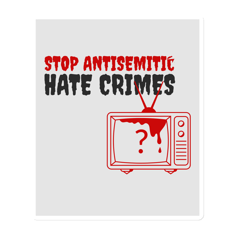 Antisemitic Hate Crimes | Die-Cut Magnet