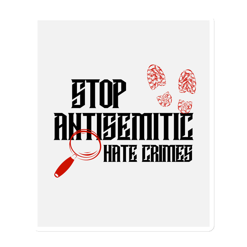 Antisemitic Hate Crimes | Die-Cut Magnet