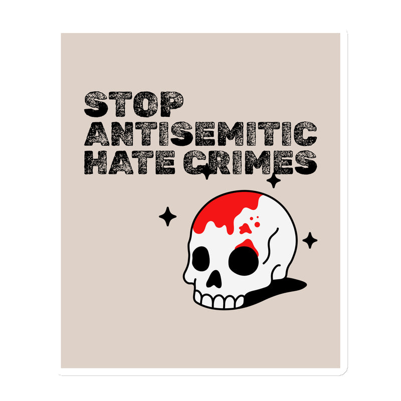 Antisemitic Hate Crimes | Die-Cut Magnet