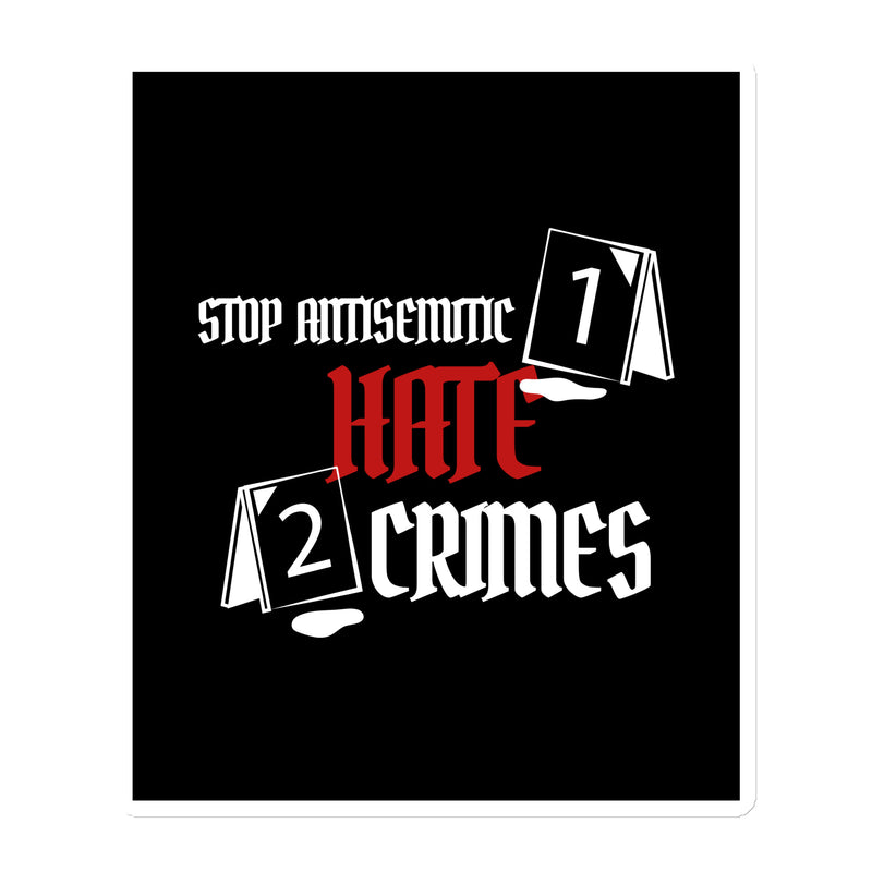 Antisemitic Hate Crimes | Die-Cut Magnet