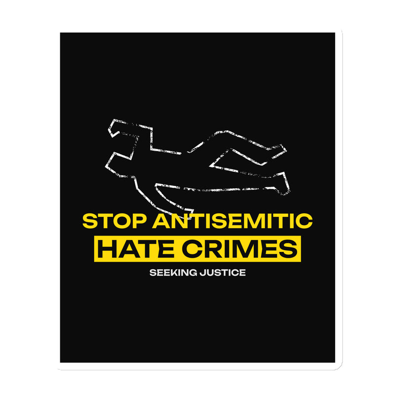 Antisemitic Hate Crimes | Die-Cut Magnet