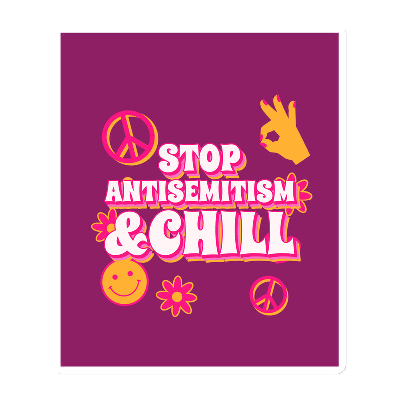 Chill Retro | Antisemitism | Die-Cut Magnet