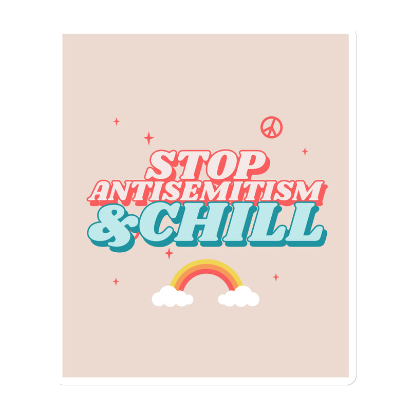 Chill Retro | Antisemitism | Die-Cut Magnet