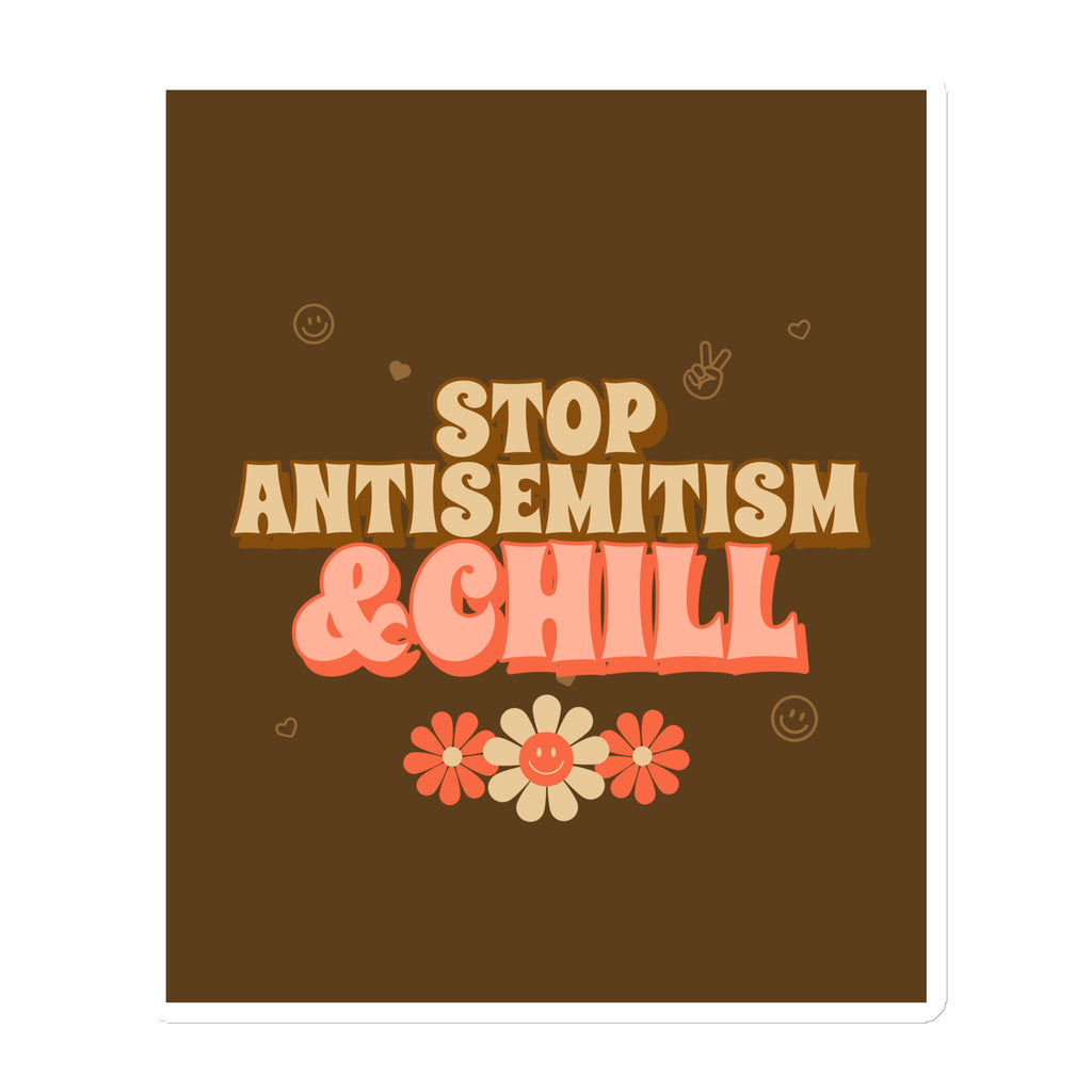 Chill Retro | Antisemitism | Die-Cut Magnet