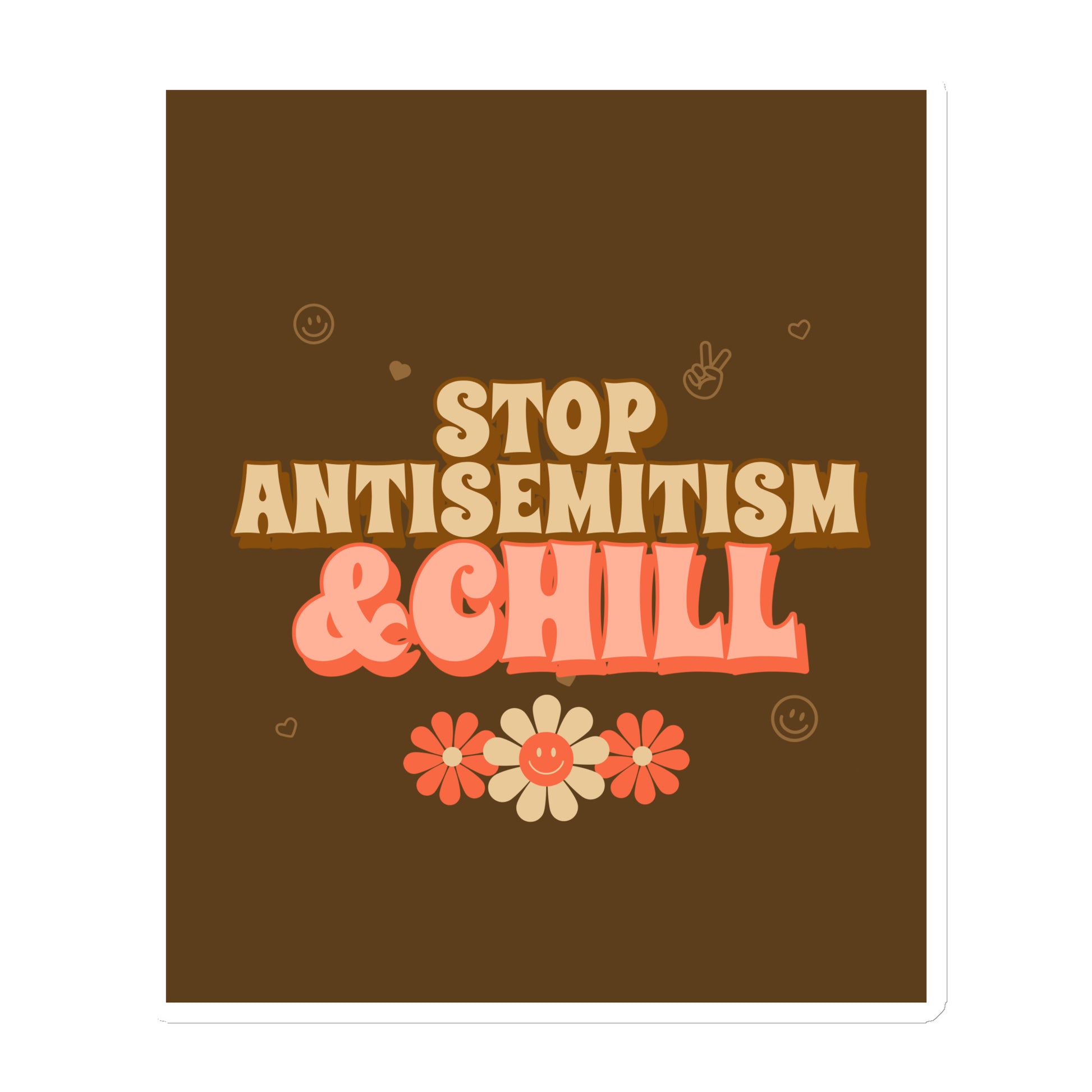 Chill Retro | Antisemitism | Die-Cut Magnet