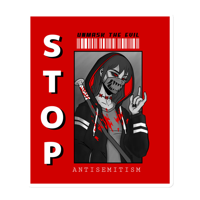 Unmask Evil | Antisemitism | Die-Cut Magnet