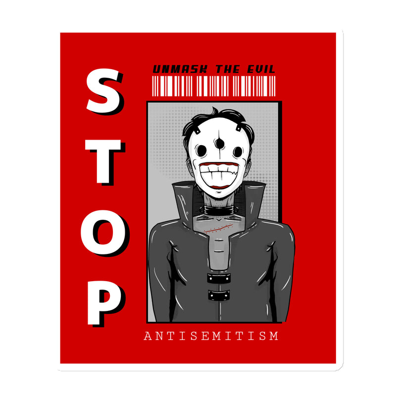 Unmask Evil | Antisemitism | Die-Cut Magnet
