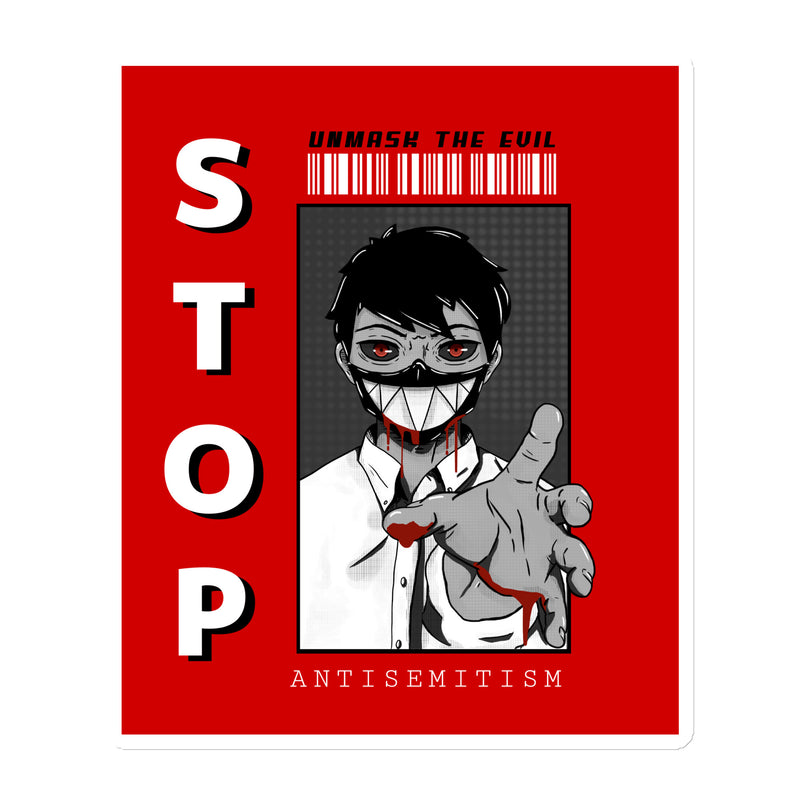 Unmask Evil | Antisemitism | Die-Cut Magnet