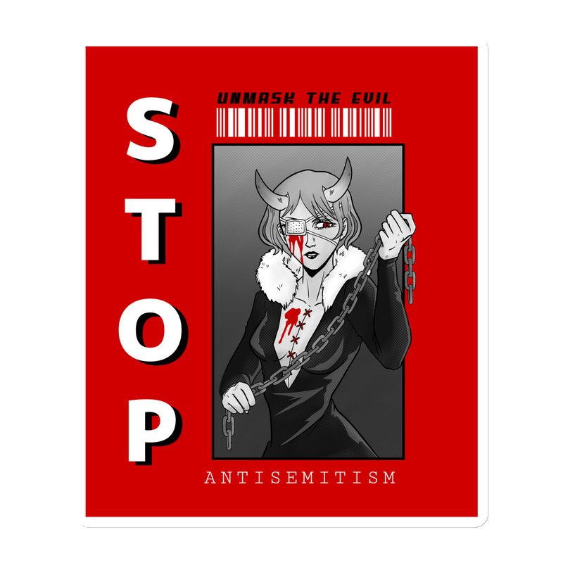 Unmask Evil | Antisemitism | Die-Cut Magnet