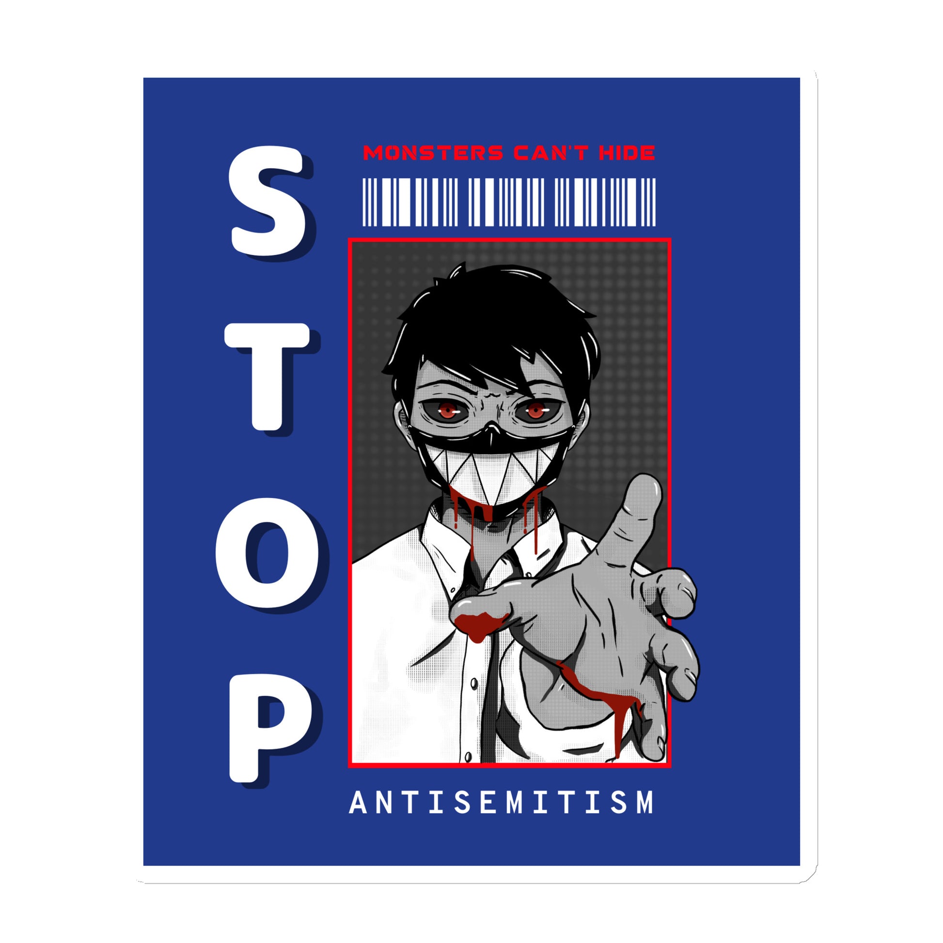 Monsters Can't Hide | Die-Cut Magnet