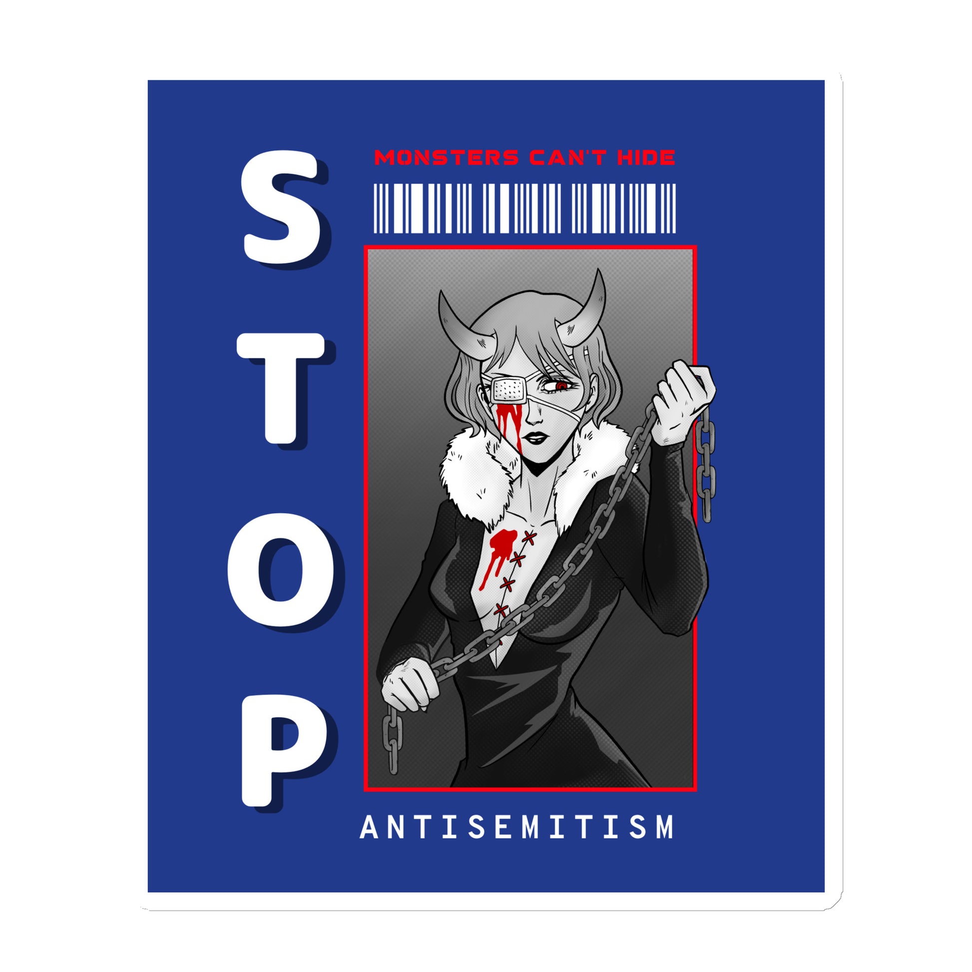 Monsters Can't Hide | Die-Cut Magnet