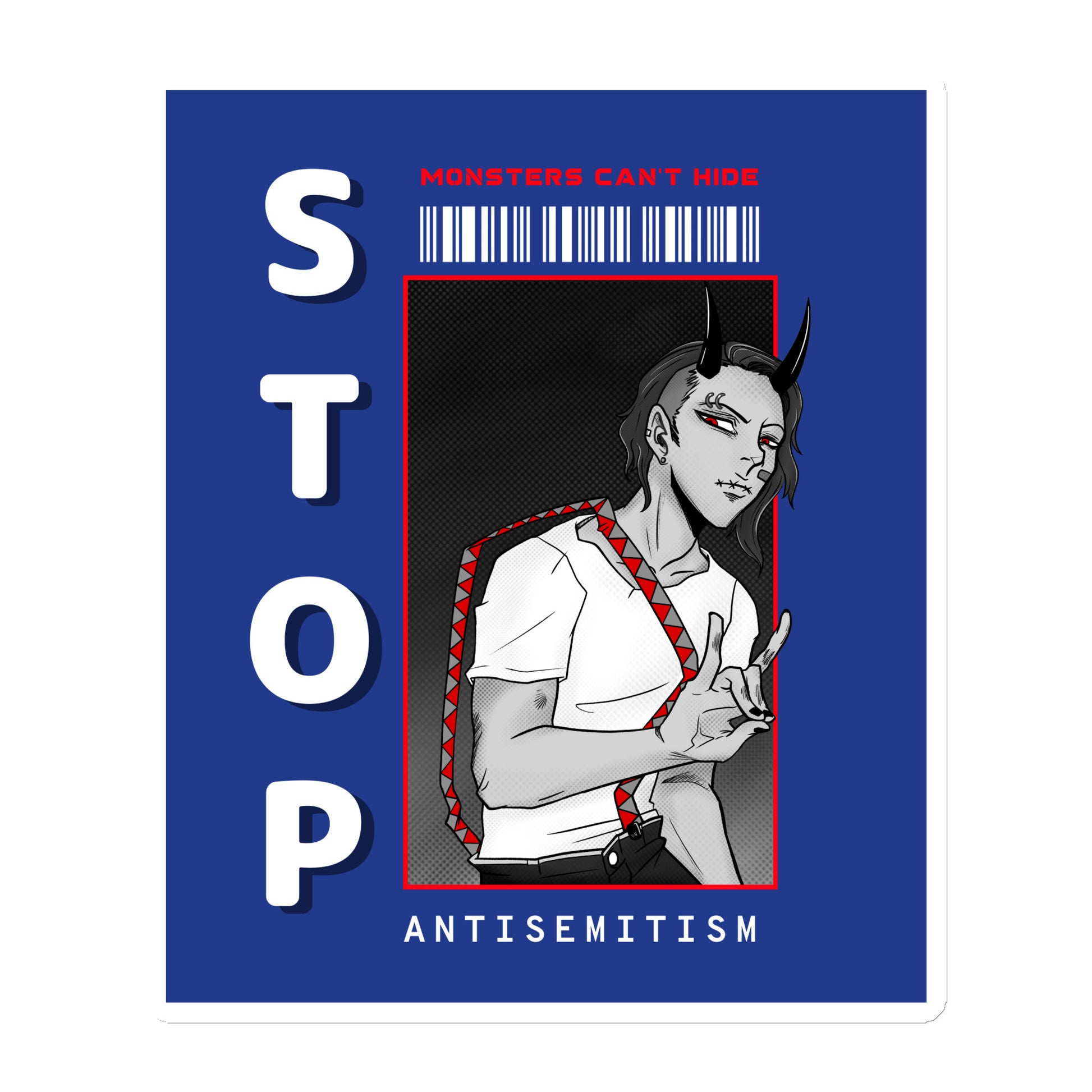 Monsters Can't Hide | Die-Cut Magnet