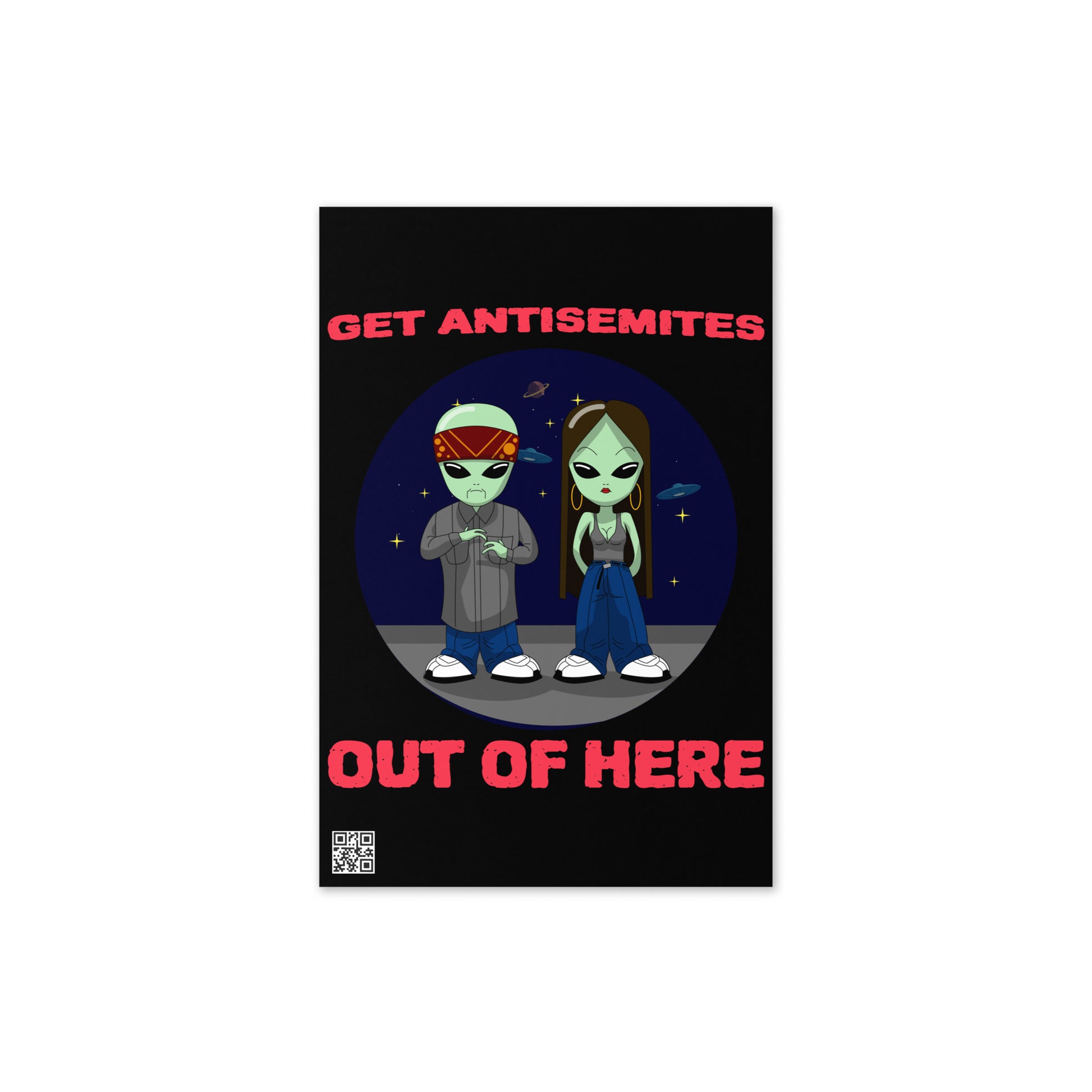 Get Alien Out | Antisemitism | Greeting Card