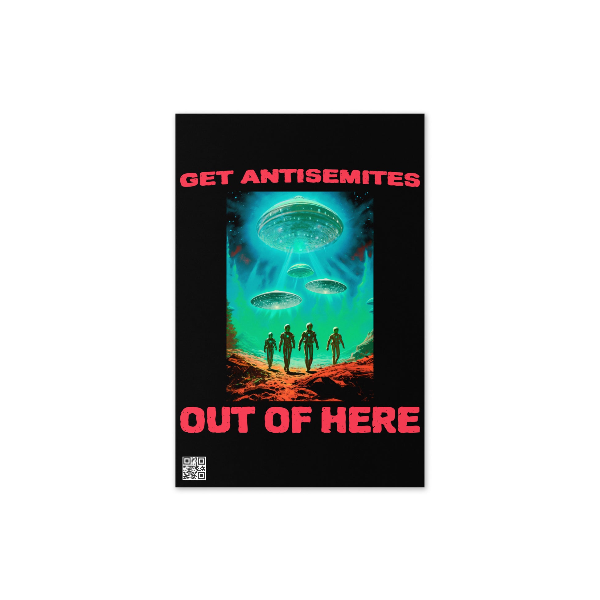 Get Alien Out | Antisemitism | Greeting Card